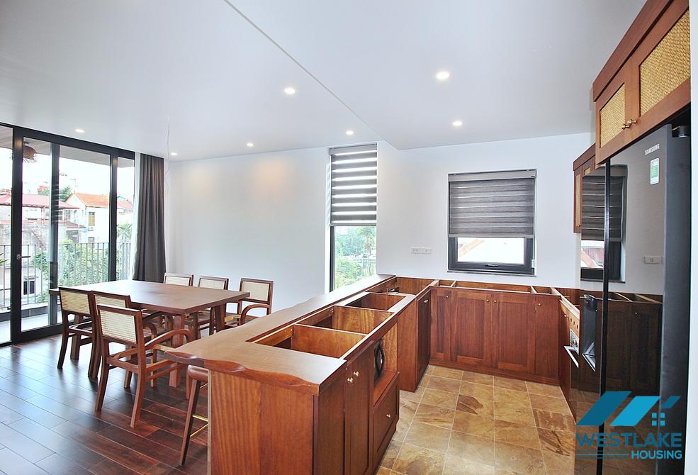 New and bright 3 bedrooms apartment for rent in Dang Thai Mai st, Tay Ho