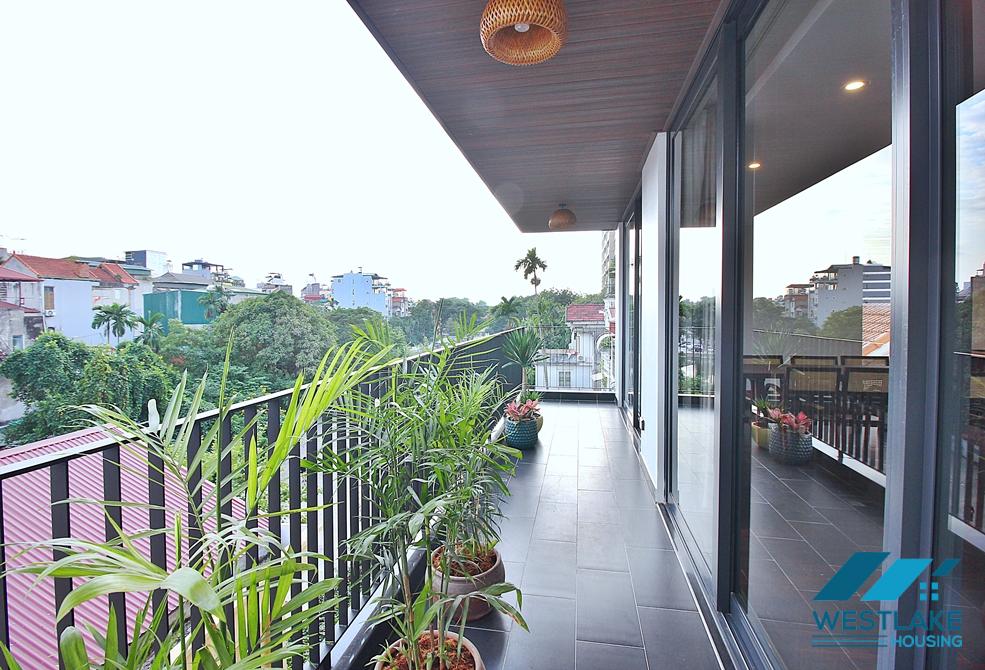 New and bright 3 bedrooms apartment for rent in Dang Thai Mai st, Tay Ho