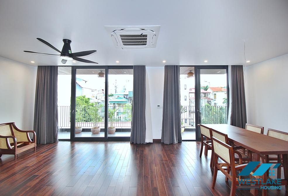 New and bright 3 bedrooms apartment for rent in Dang Thai Mai st, Tay Ho