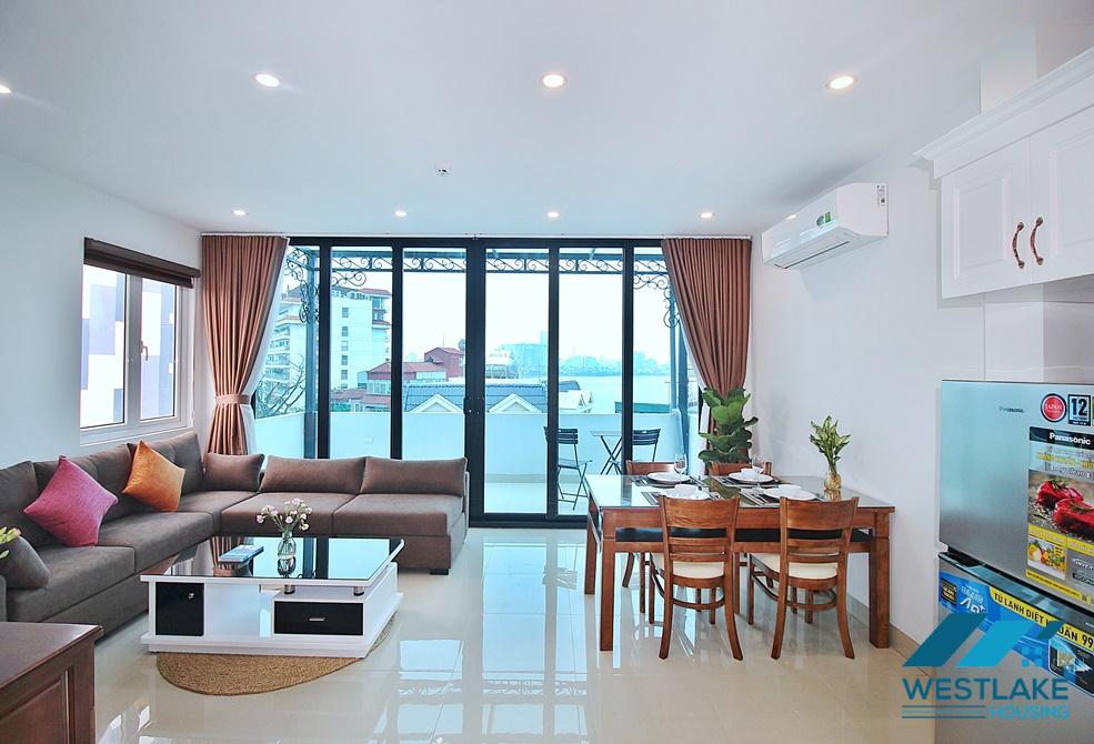 Brand new 1 bedroom apartment for rent in Yen phu, Tay ho, Ha Noi