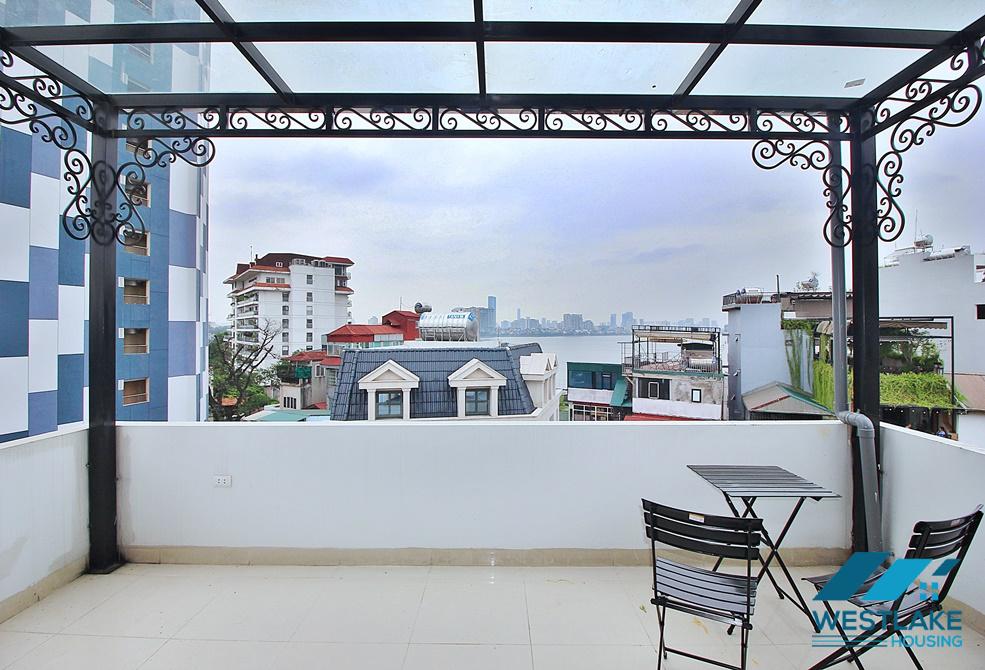 Brand new 1 bedroom apartment for rent in Yen phu, Tay ho, Ha Noi