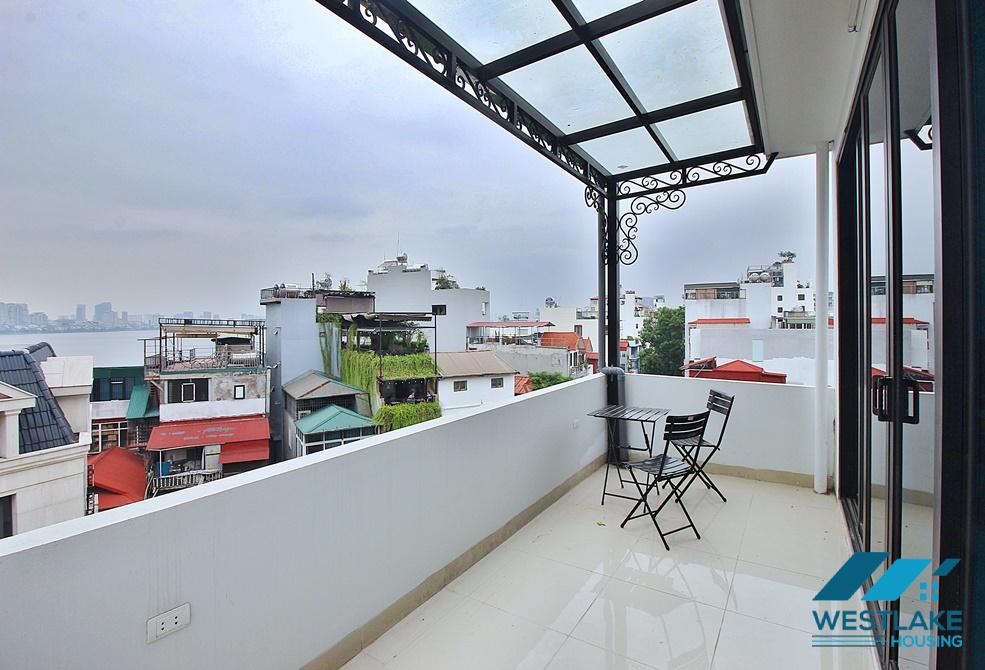 Brand new 1 bedroom apartment for rent in Yen phu, Tay ho, Ha Noi