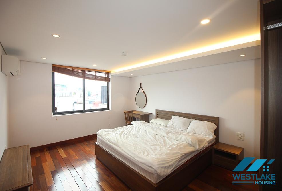 Stunning top floor one bedroom apartment for rent in Yen Phu village