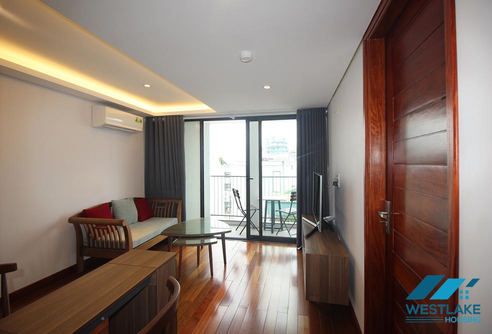 Stunning top floor one bedroom apartment for rent in Yen Phu village