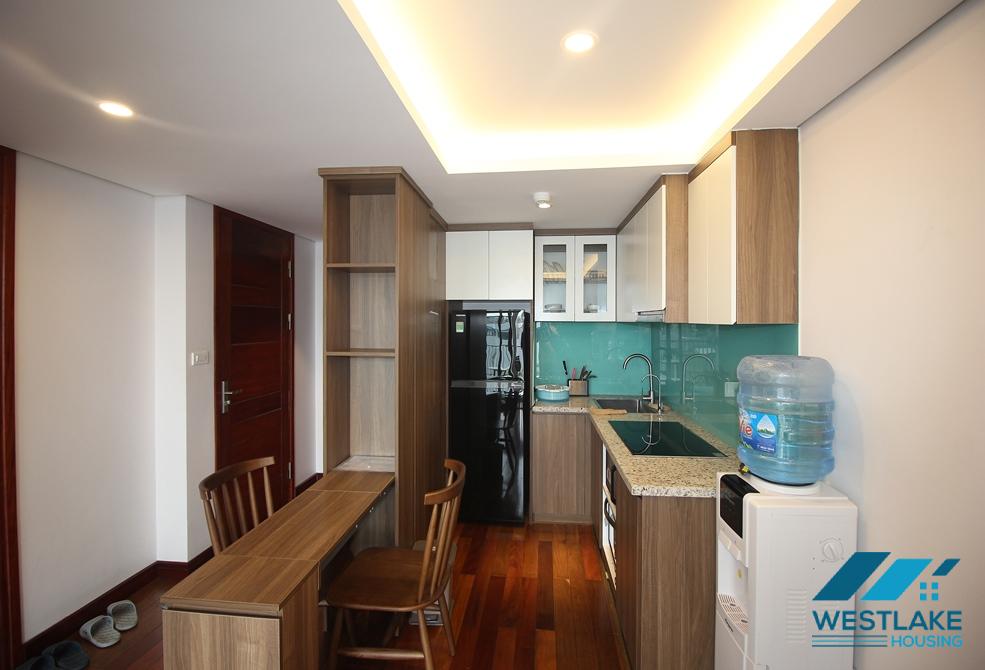 Stunning top floor one bedroom apartment for rent in Yen Phu village