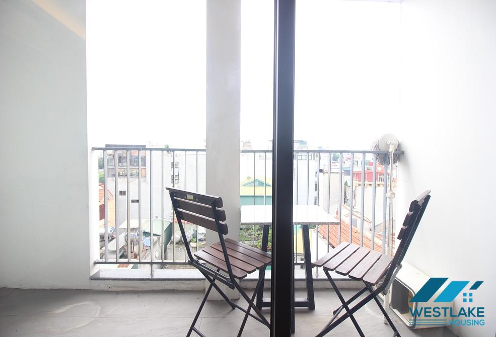 Stunning top floor one bedroom apartment for rent in Yen Phu village