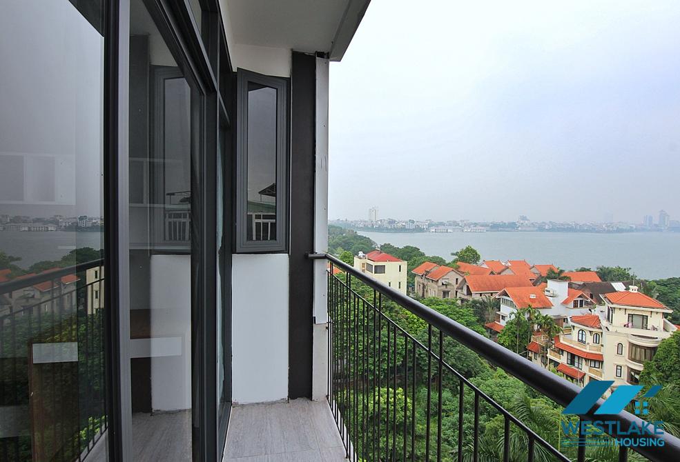 Lake view 4 bedrooms apartment for rent in Dang Thai Mai, Tay Ho, Ha Noi