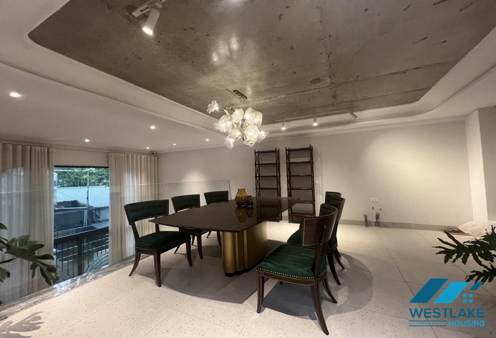 Brand new and modern villa with garden, 3 bedrooms for rent in Ngoc Thuy st, Long Bien