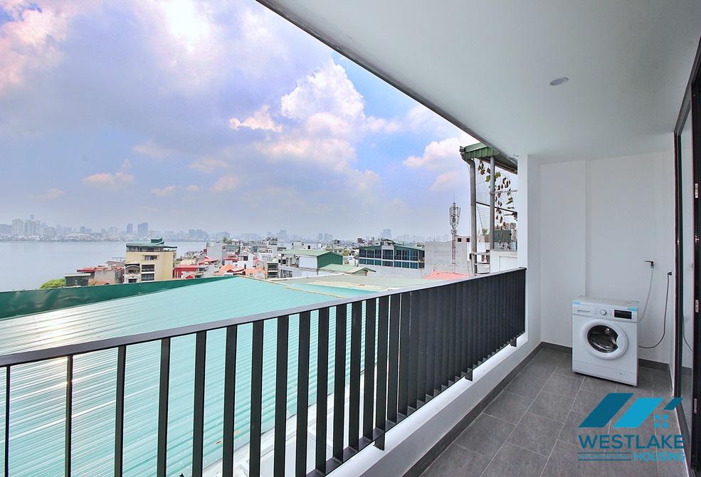 Lake view apartment for rent in Yen Phu st, Tay Ho