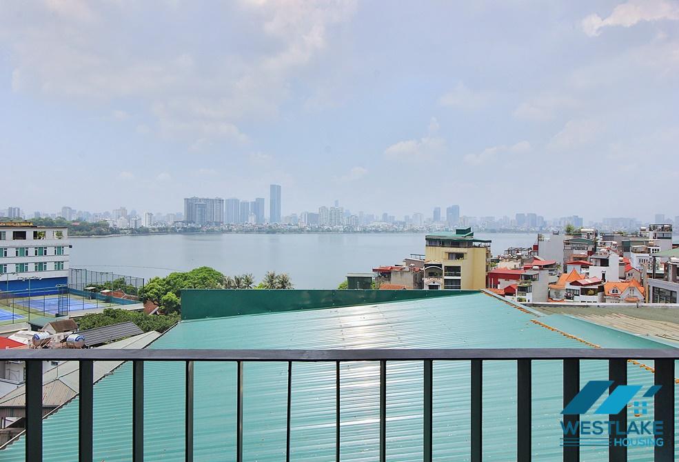 Lake view apartment for rent in Yen Phu st, Tay Ho