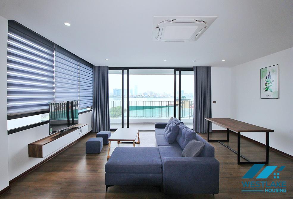 Lake view apartment for rent in Yen Phu st, Tay Ho