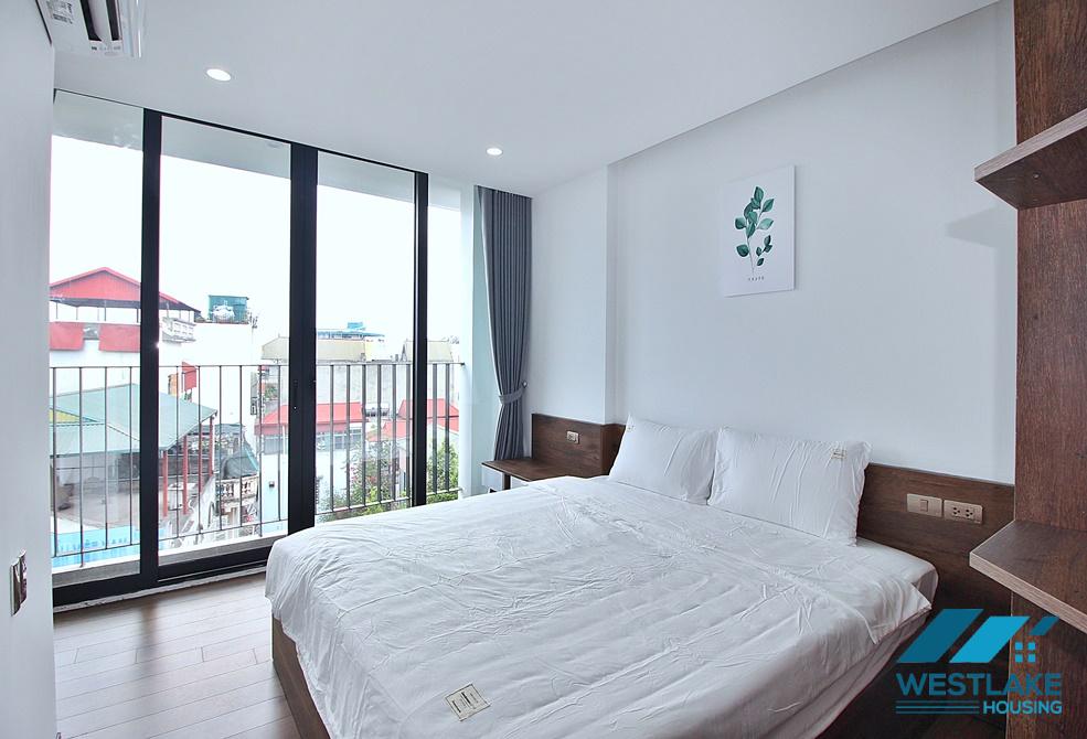 A bright one bedroom apartment with balcony in Yen phu, Tay Ho