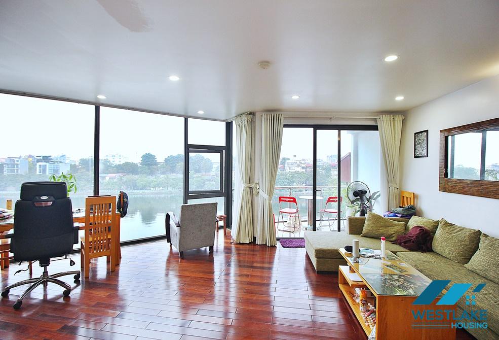 Good quality apartment with balcony for rent in Vu Mien st, Tay Ho