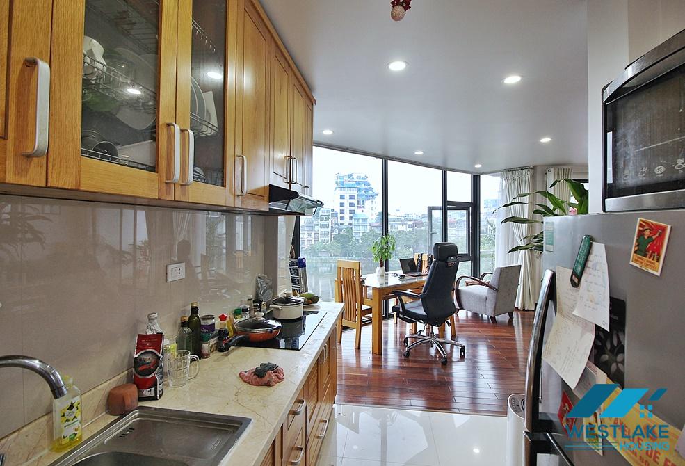 Good quality apartment with balcony for rent in Vu Mien st, Tay Ho