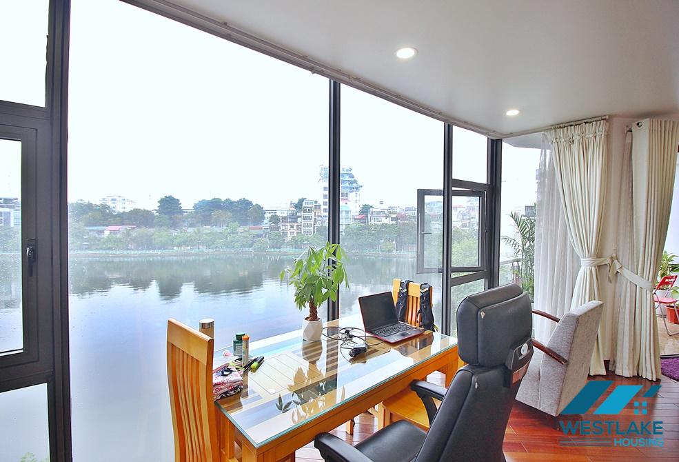 Good quality apartment with balcony for rent in Vu Mien st, Tay Ho