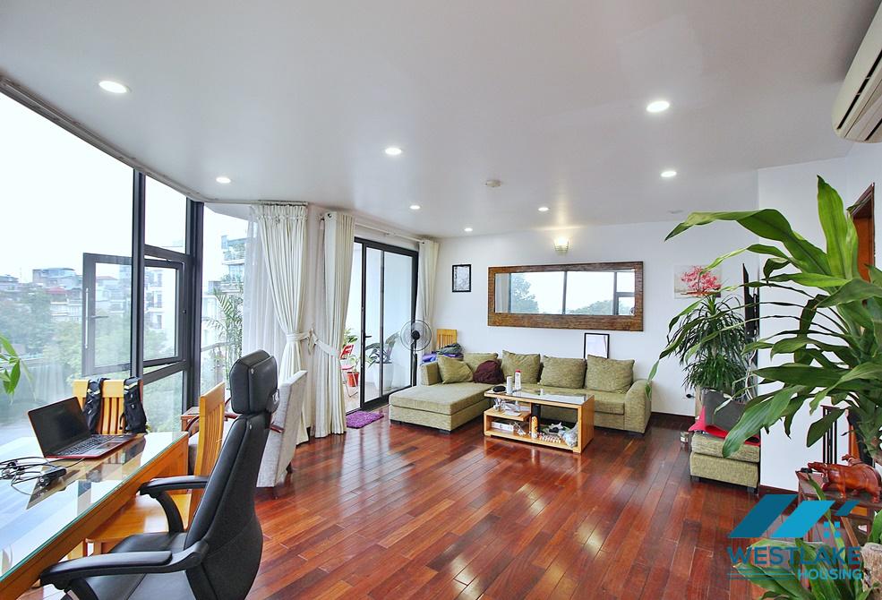 Good quality apartment with balcony for rent in Vu Mien st, Tay Ho