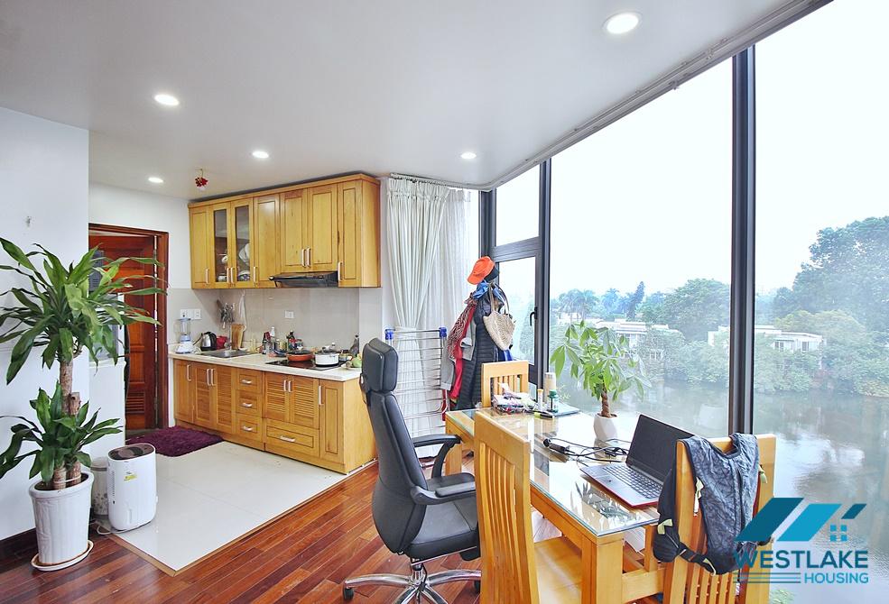 Good quality apartment with balcony for rent in Vu Mien st, Tay Ho