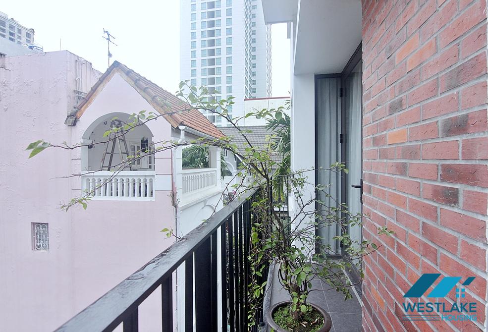 A beautiful shiny 2 bedroom apartment with sweet balcony for rent on Tay Ho