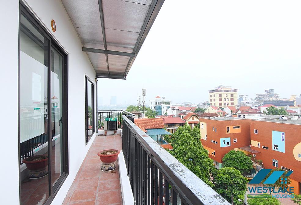 A top floor 2 bedroom apartment for lease in Tay ho