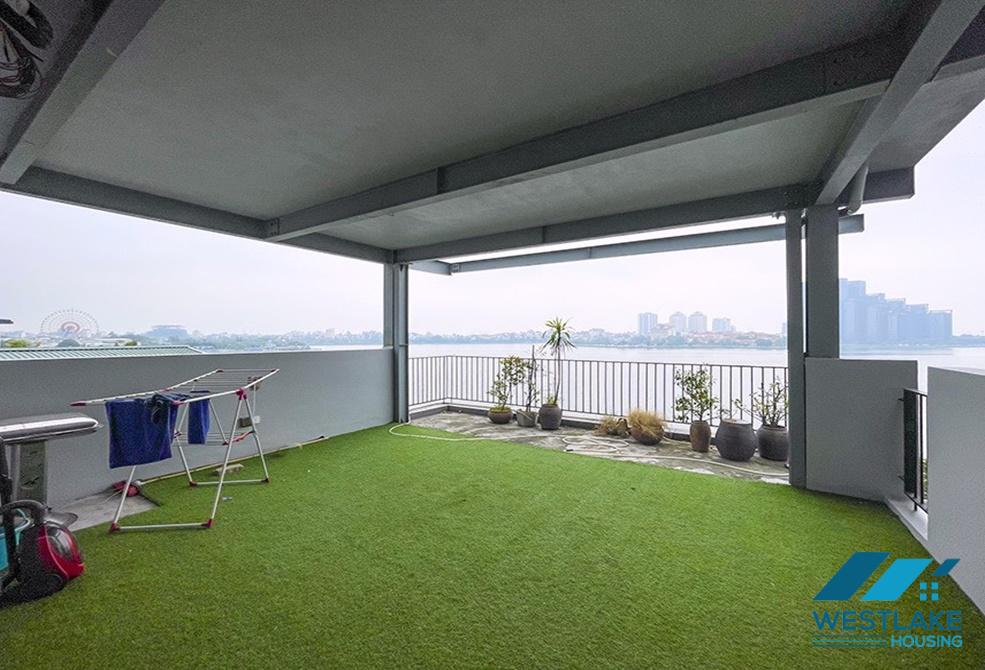 Duplex two bedroom modern for rent in Nhat Chieu st, Tay Ho district.