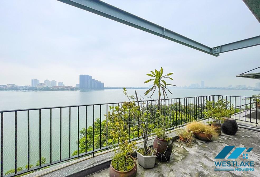 Duplex two bedroom modern for rent in Nhat Chieu st, Tay Ho district.