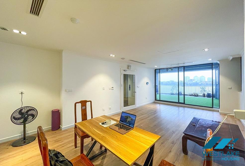 Duplex two bedroom modern for rent in Nhat Chieu st, Tay Ho district.