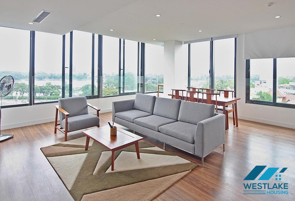 A charming 2 bedroom apartment right on the lake side of Ho Ba Mau is now available for rent