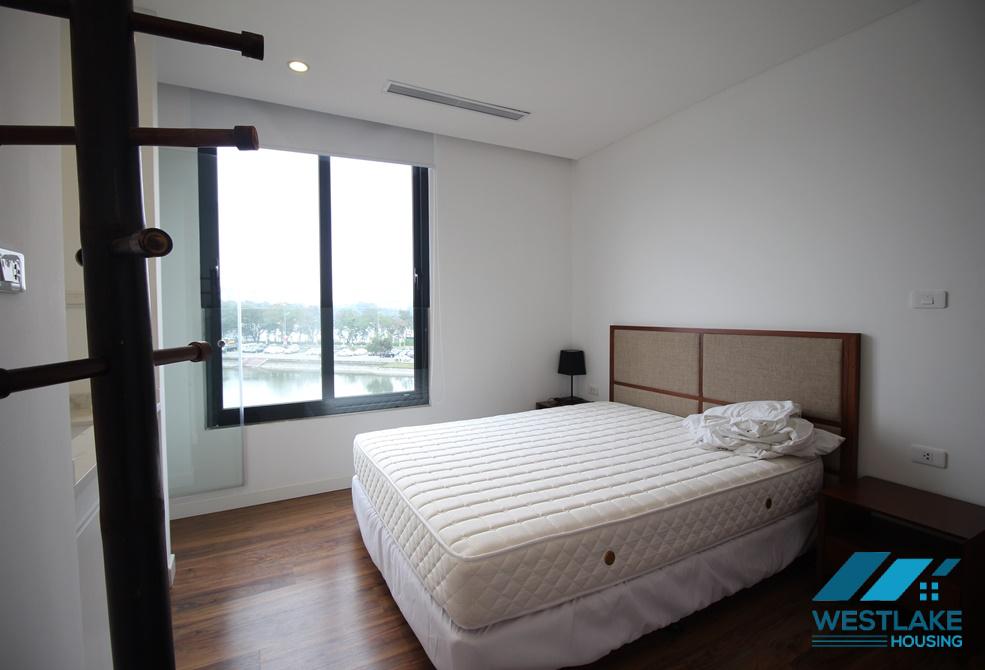 Bright apartment with nice furnitures for rent in Ho Ba Mau Lake