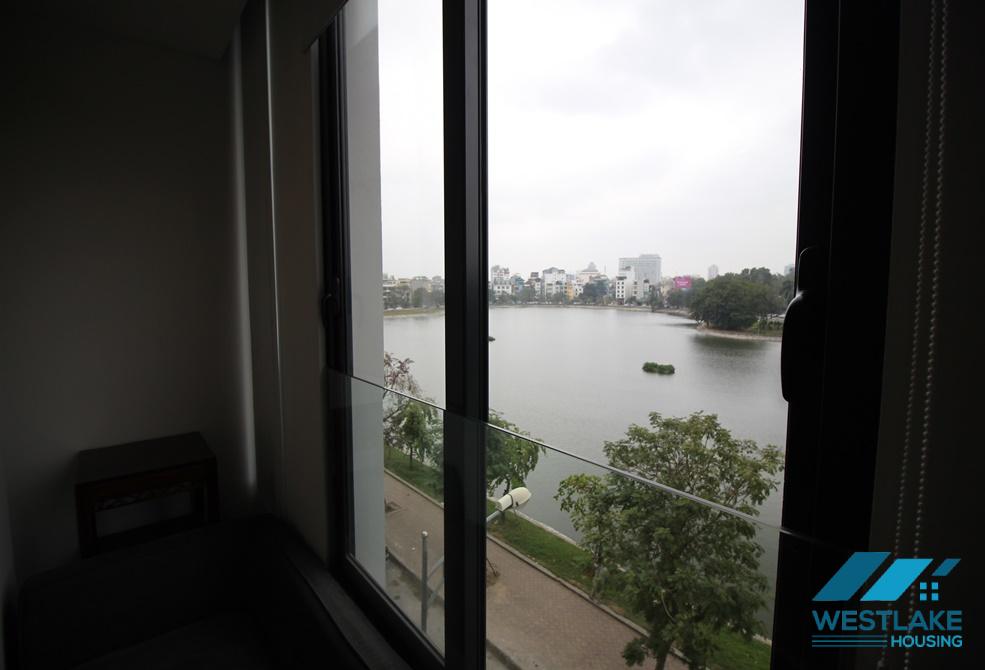 Bright apartment with nice furnitures for rent in Ho Ba Mau Lake