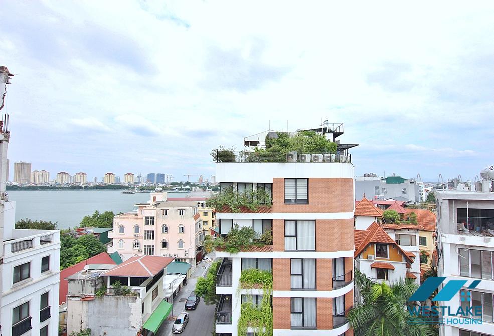 A fabulous brand- new 2 bedrooms apartment for rent with lake view in Tay Ho