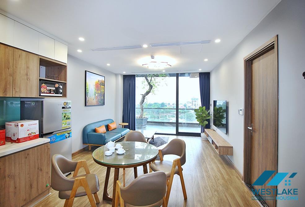 A cutie 2 bedrooms apartment for rent in Nghi Tam st, Tay Ho