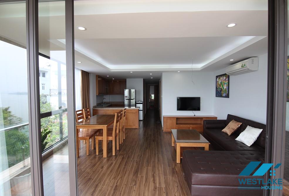 Lake view two bedrooms apartment for rent in Tay Ho, Ha Noi