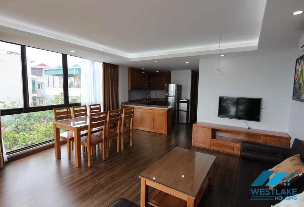 Lake view two bedrooms apartment for rent in Tay Ho, Ha Noi