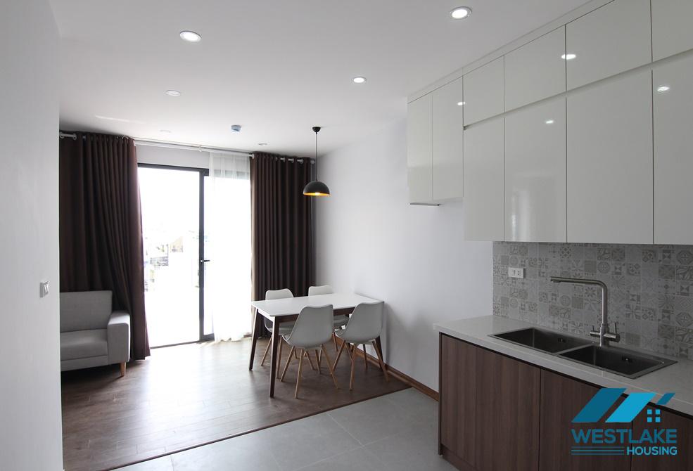 Big terace with Water Park view apartment for rent in Tay Ho, HaNoi.