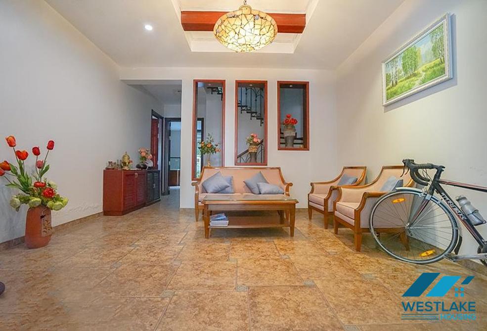 A cozy four-bedroom house with a lovely garden in Tay Ho district, HaNoi