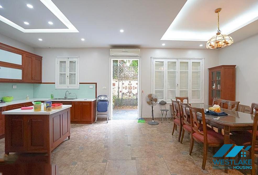 A cozy four-bedroom house with a lovely garden in Tay Ho district, HaNoi