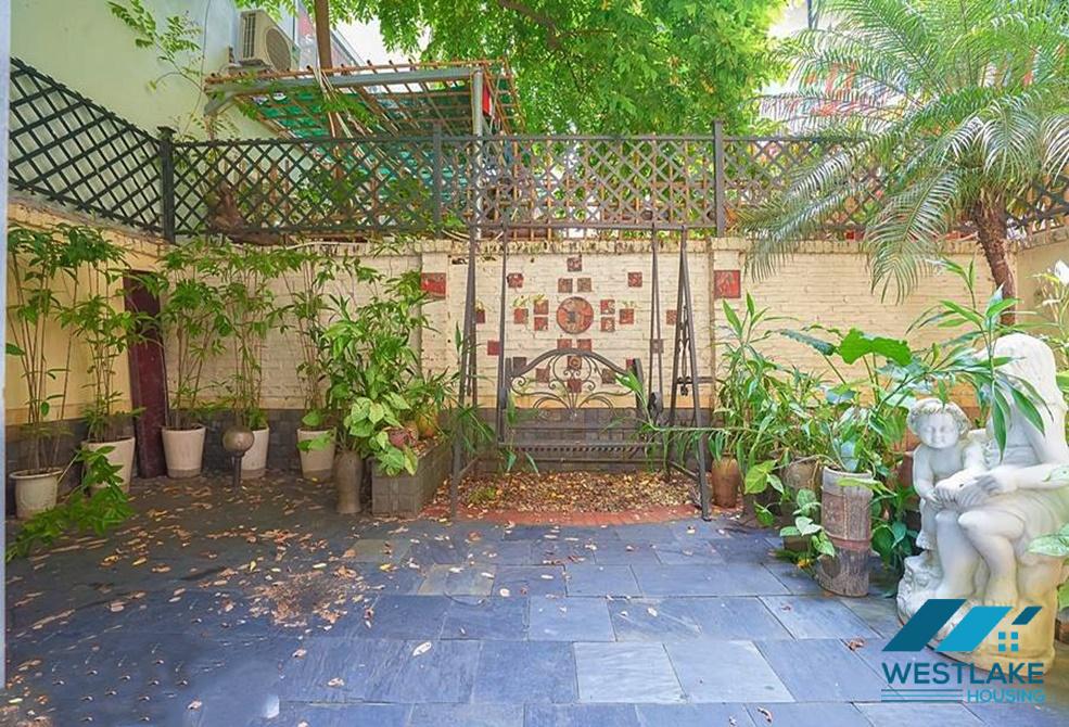 A cozy four-bedroom house with a lovely garden in Tay Ho district, HaNoi