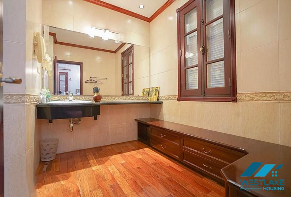 A cozy four-bedroom house with a lovely garden in Tay Ho district, HaNoi