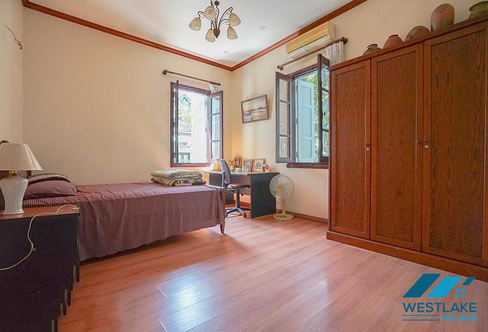 A cozy four-bedroom house with a lovely garden in Tay Ho district, HaNoi