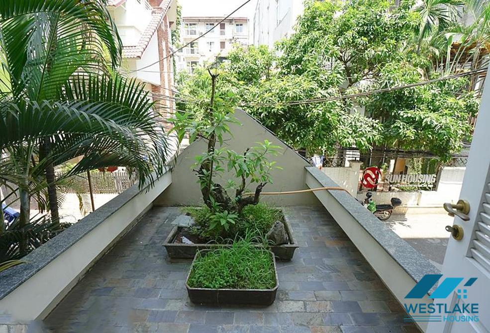 A cozy four-bedroom house with a lovely garden in Tay Ho district, HaNoi