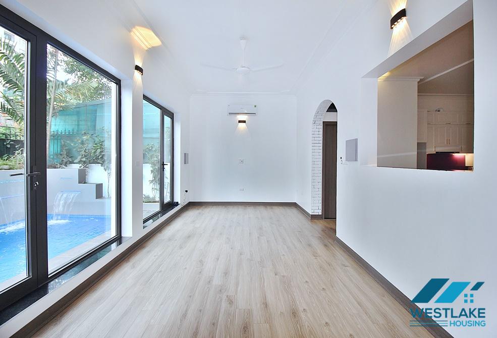 Bright 5 bedroom villa to rent with swimming pool in Tay Ho st.