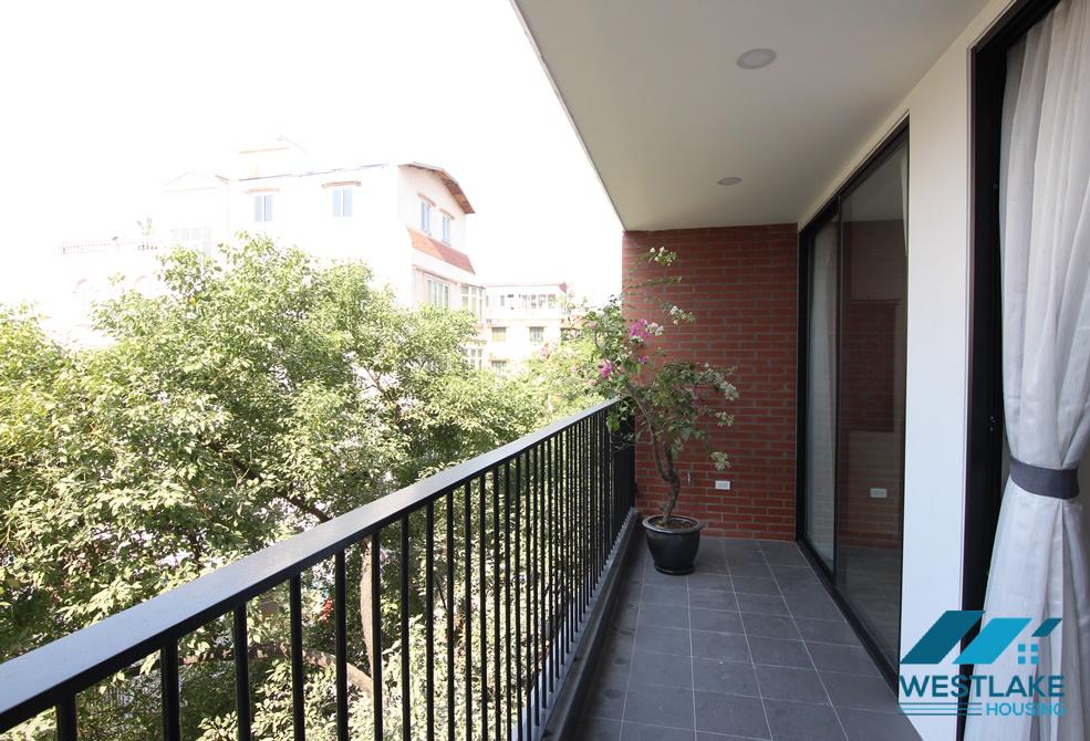 An elegant and newly-finished 1 bedroom apartment for rent on To Ngoc Van street