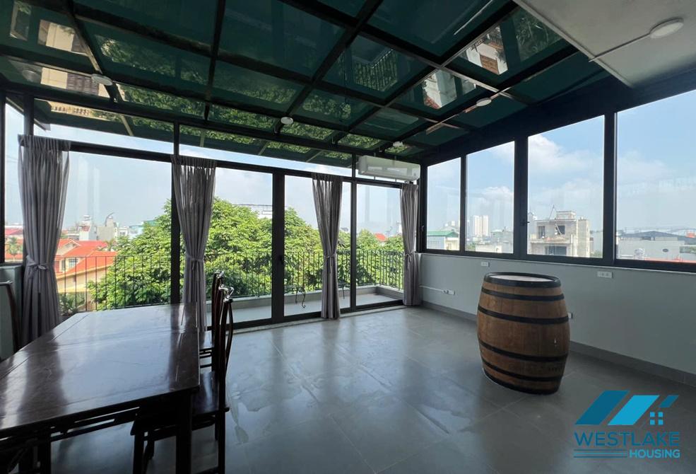 Duplex 3 beds apartment for rent in Ngoc Thuy st, Long Bien