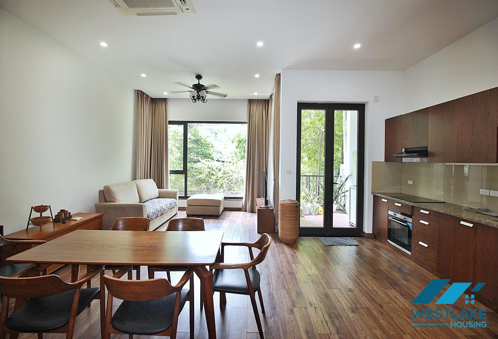 Big balcony 2 bedrooms apartments for rent on Dang Thai Mai, Tay Ho, Hanoi