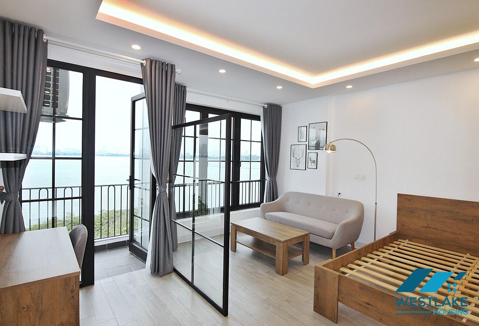 A newly 1 bedroom apartment with lake view in Yen phu village