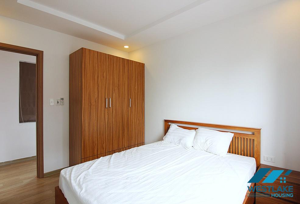 High floor and bright 02-bedroom apartment for rent in Tay Ho, Hanoi