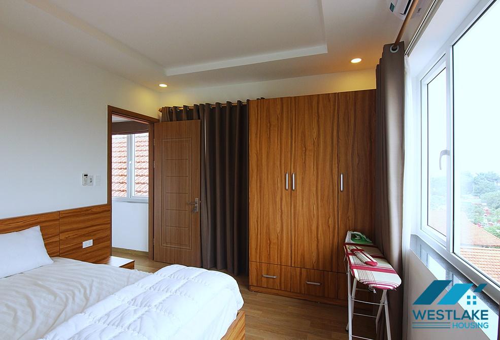 High floor and bright 02-bedroom apartment for rent in Tay Ho, Hanoi