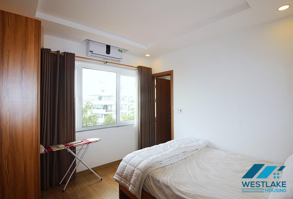 High floor and bright 02-bedroom apartment for rent in Tay Ho, Hanoi