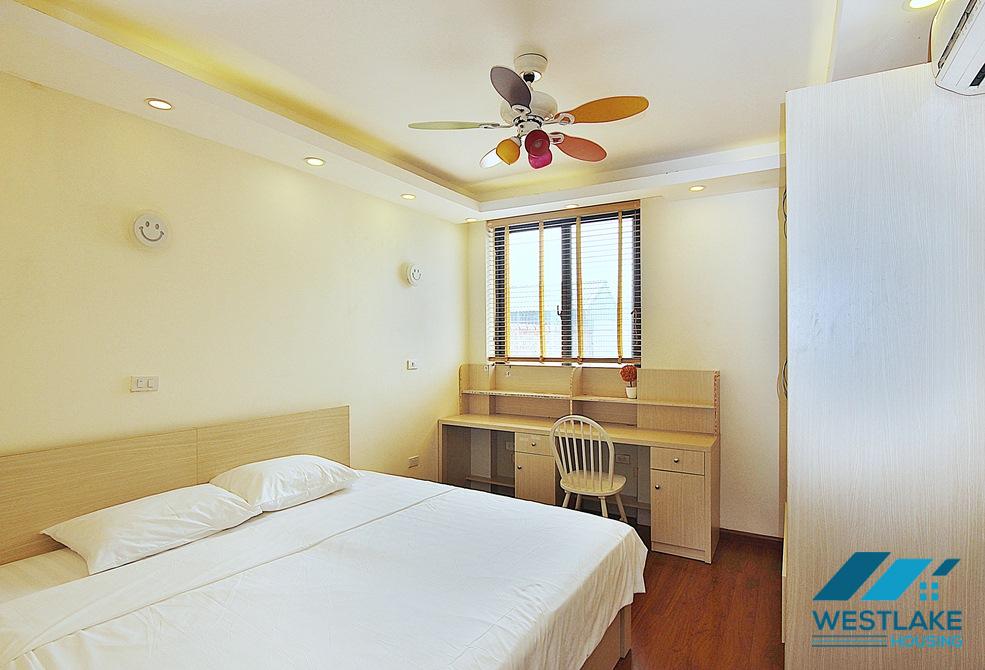 Affordable price, spacious 02-bedroom apartment in center of Tay Ho area, Hanoi for lease