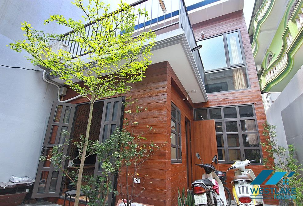 Special house with 2 bedrooms for rent in Au Co st, Tay Ho District